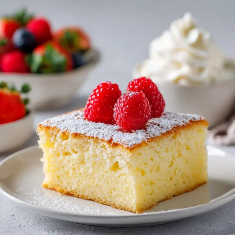 Hot Milk Cake Recipe