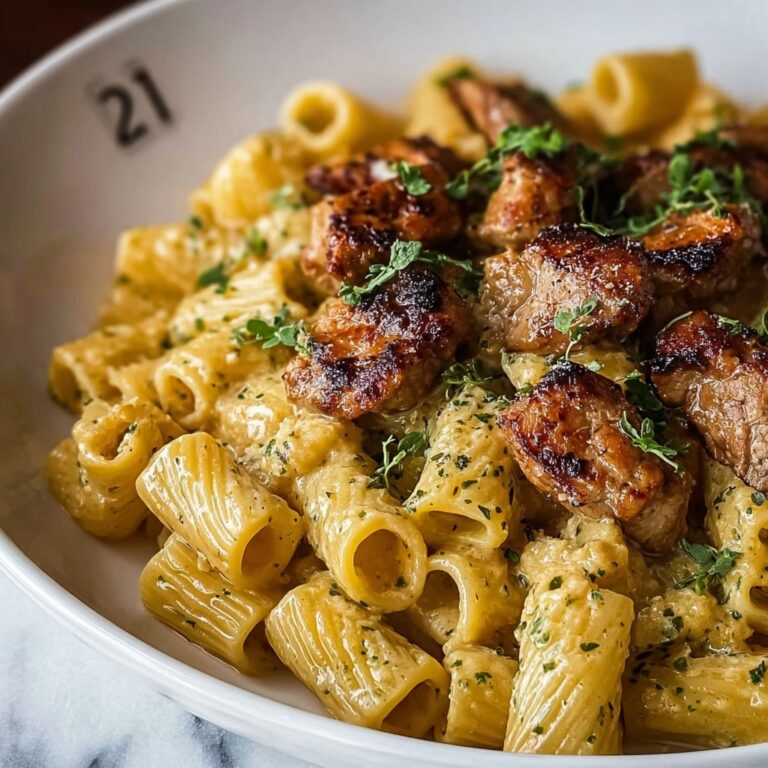 Indulgent Cheesy Rigatoni with Garlic Parmesan Chicken Recipe