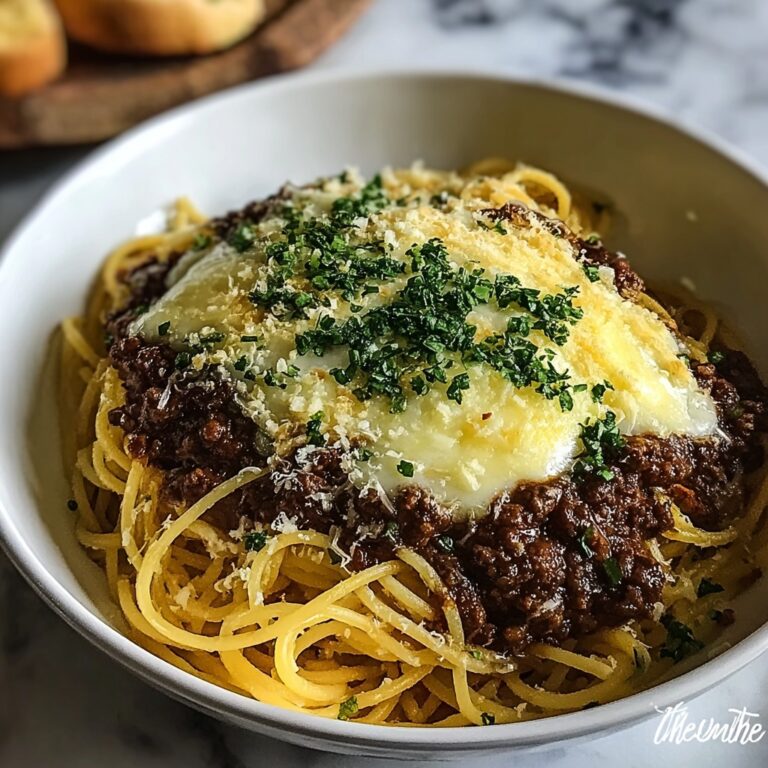 Indulgent Creamy Cajun Beef Spaghetti with Three-Cheese Sauce Recipe