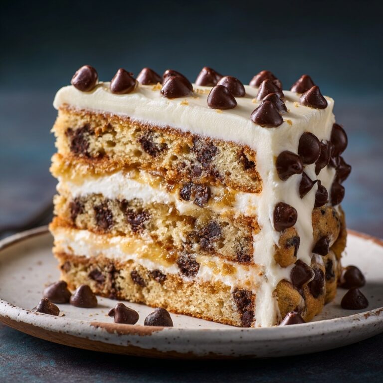 Chocolate Chip Cookie Cake Recipe