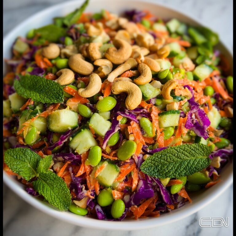 Chopped Asian Salad with Miso Dressing Recipe