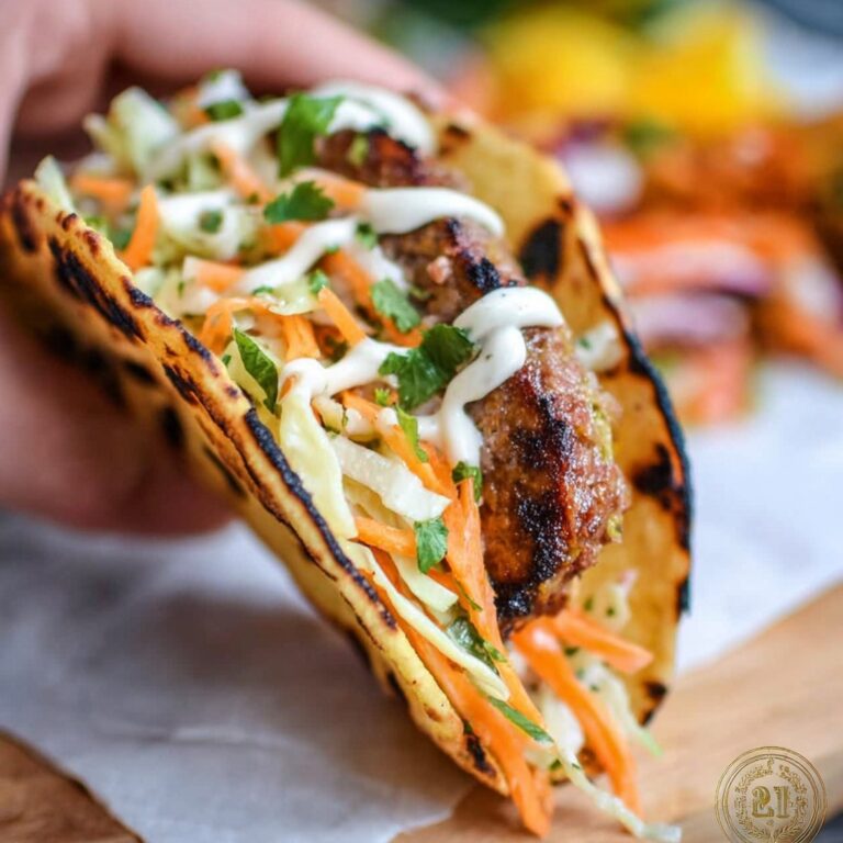 Smashed Dumpling Street Tacos Recipe
