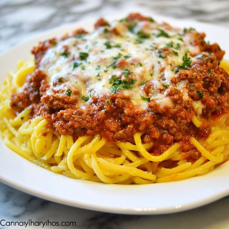 Creamy Velveeta Linguine with Italian Beef Marinara Recipe