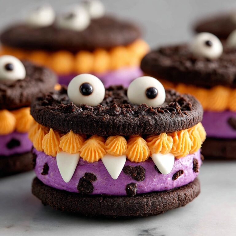 Chocolate Monster Halloween Cookies Recipe