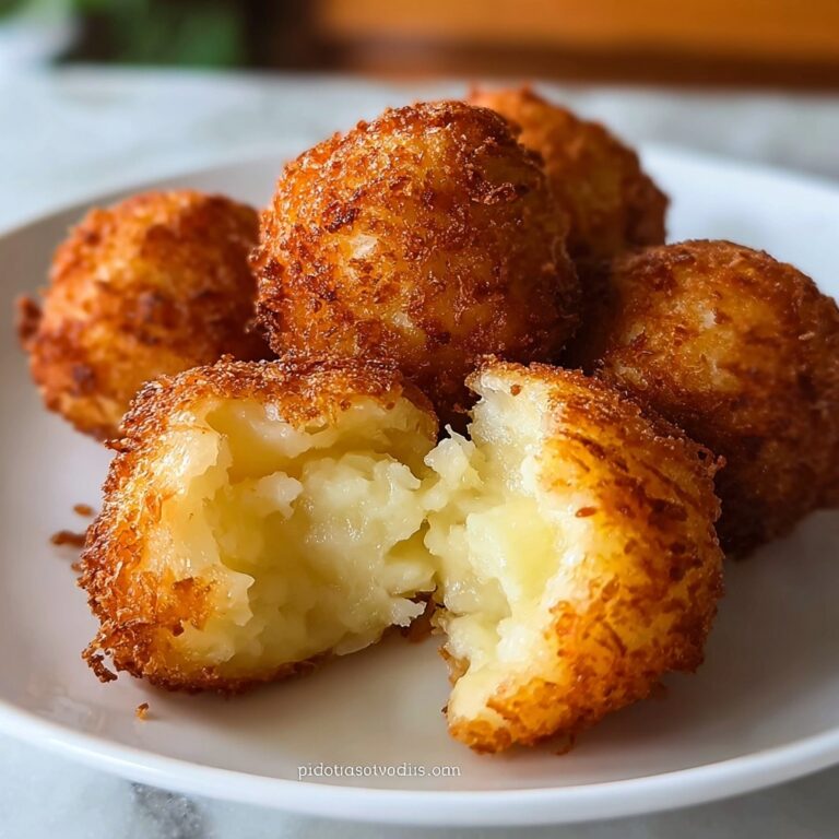 Crispy Mashed Potato Cheese Puffs Recipe