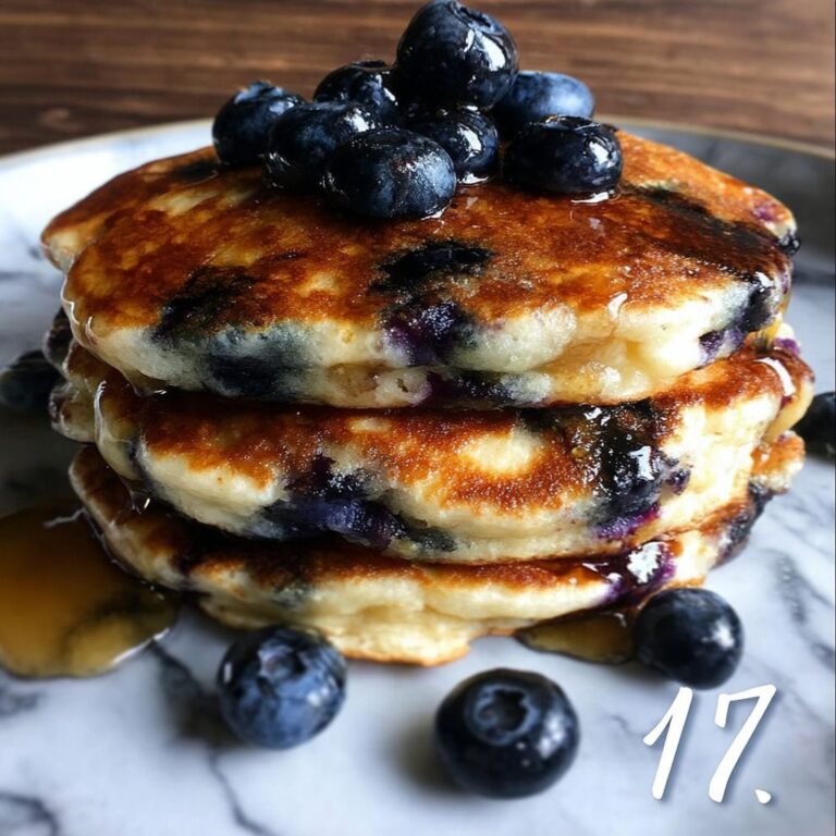 Fluffiest Blueberry Pancakes Recipe